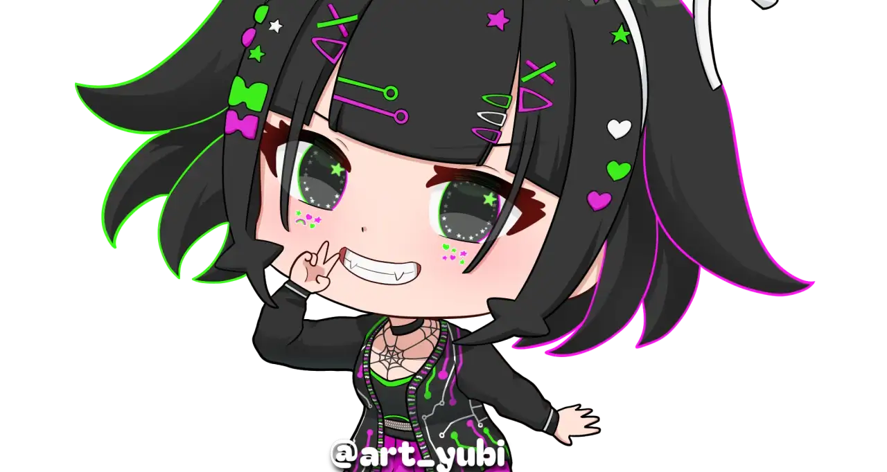 Chibi Fullbody Merchandise (Sticker or Charms) 7