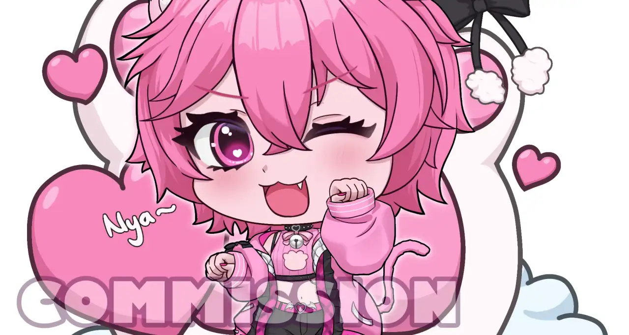 Chibi Fullbody Merchandise (Sticker or Charms) 3