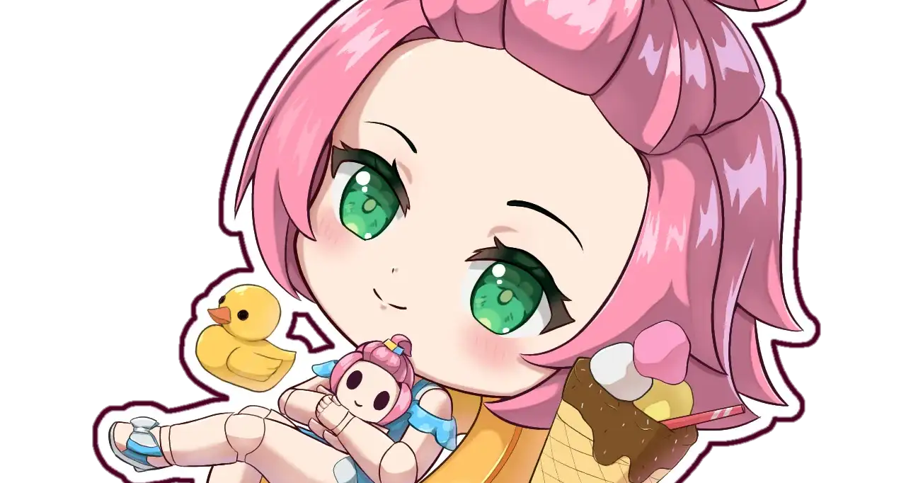 Chibi Fullbody Merchandise (Sticker or Charms) 11