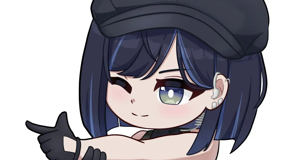 Chibi Sticker Halfbody Merchandise (Sticker or Charms) 12