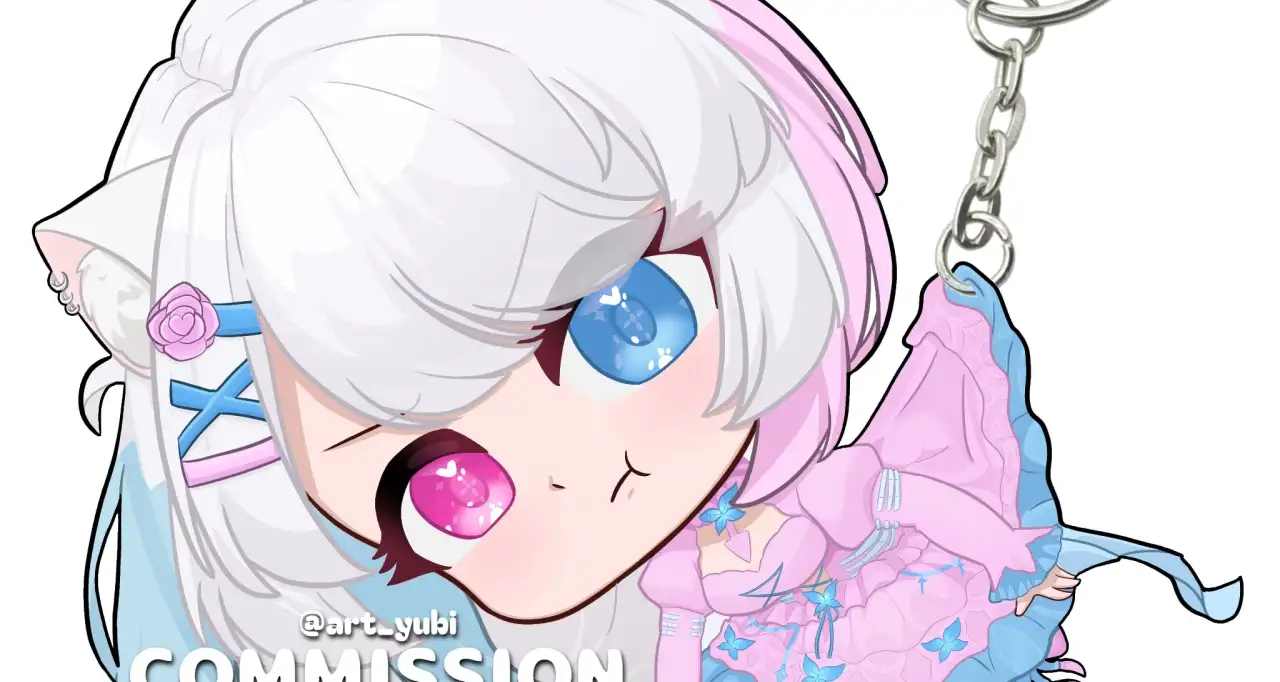 Chibi Fullbody Merchandise (Sticker or Charms) 8