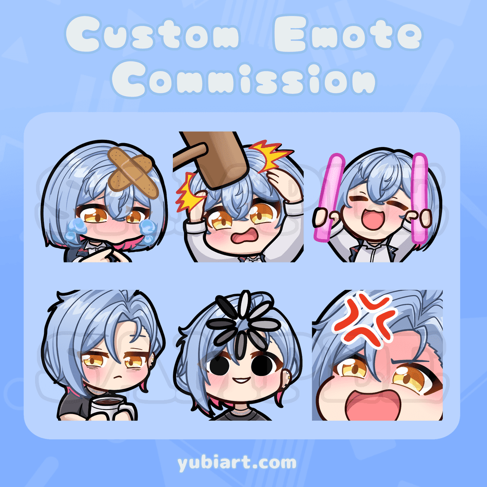 Kumis Aster - Emote Commission Vol.2