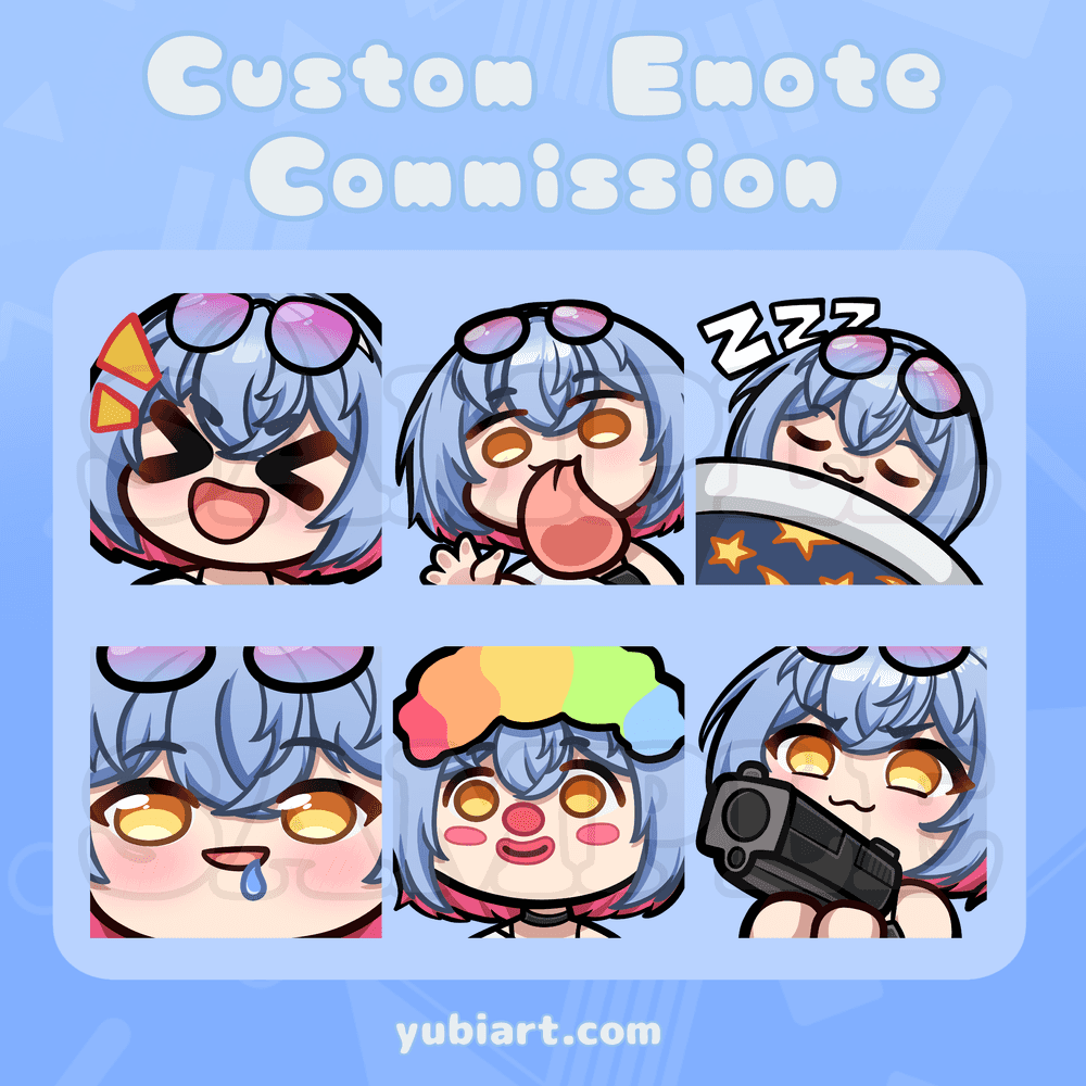 Kumis Aster - Emote Commission Vol.3