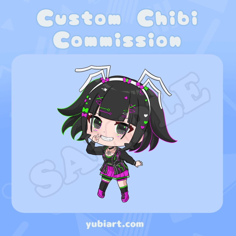 Cinders - Chibi Fullbody Commission