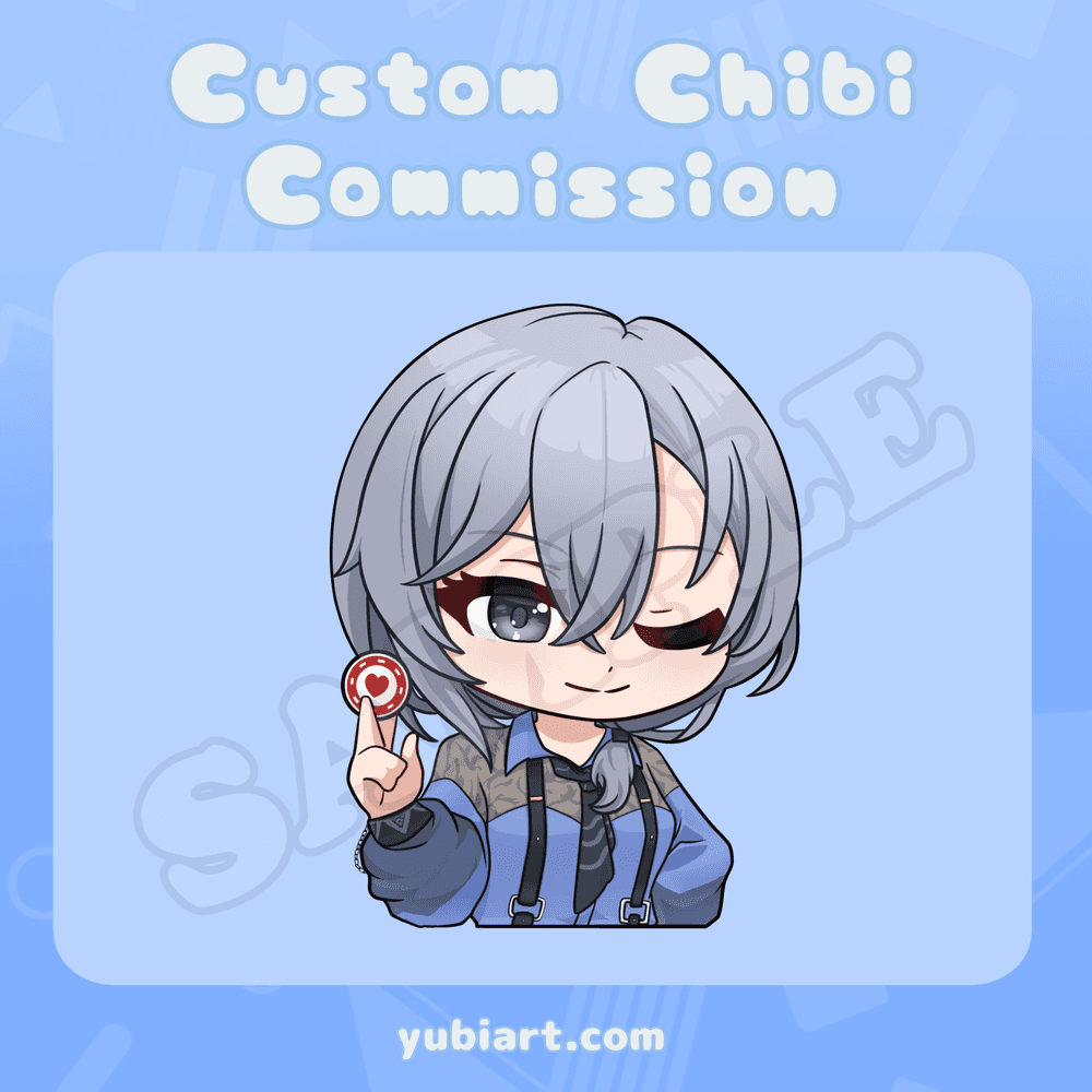 Xenith - Chibi Halfbody Commission