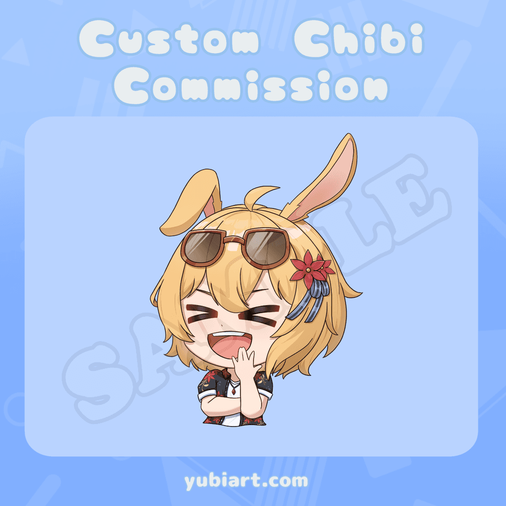 Trurisky - Chibi Halfbody Commission