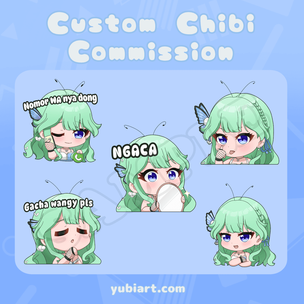 Zoya Watterson - Chibi Sticker Set
