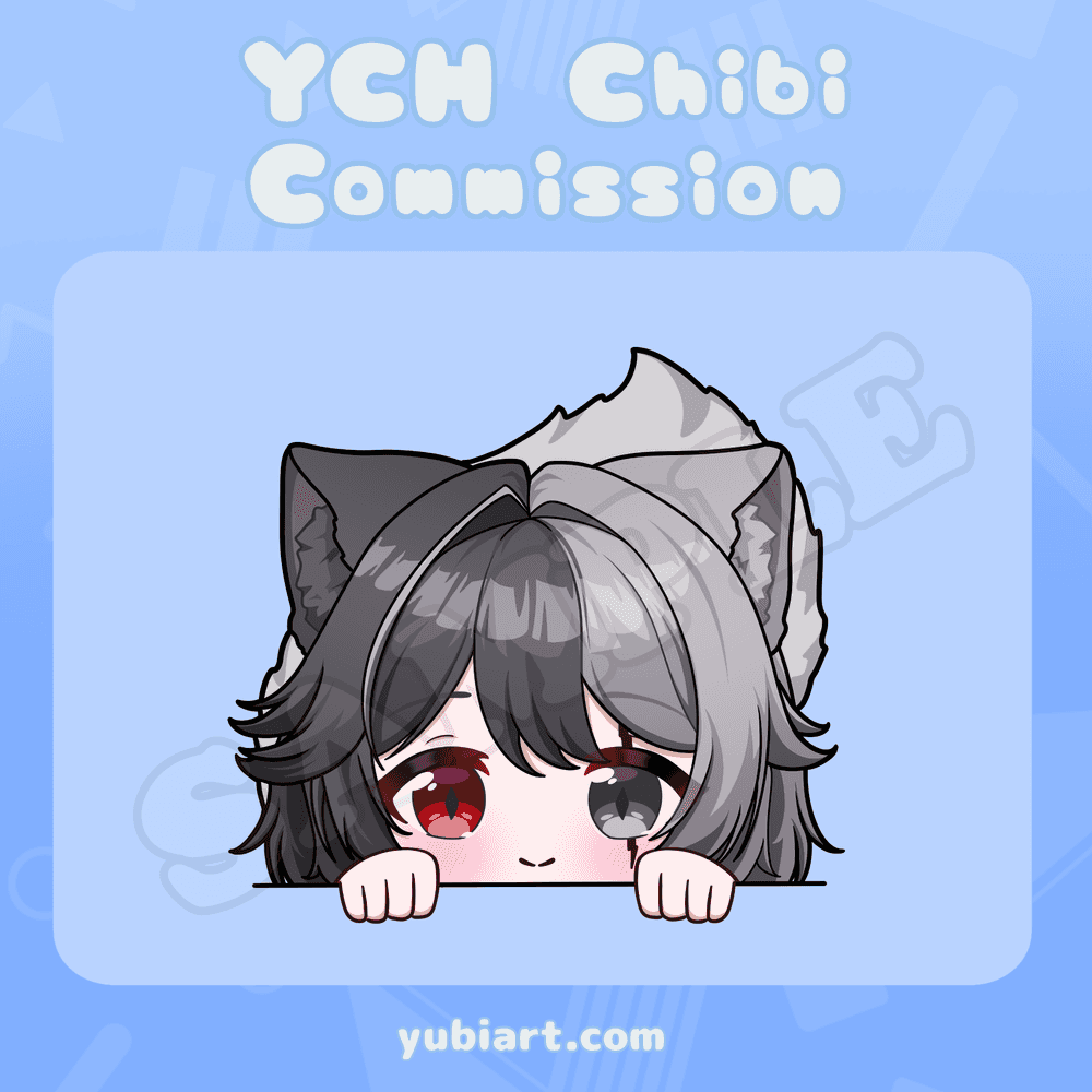 Lux Umbra - Peeking YCH Commission