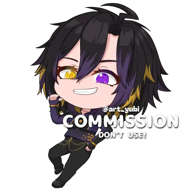 Cinders Fullbody Chibi Can Be Use For Your Merch (Sticker or Charms)