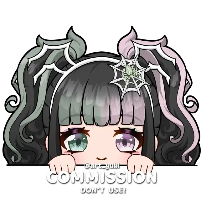 Cinders Chibi YCH Peeking