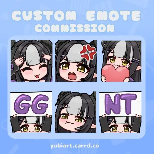 Sterna Celest Chibi Emote for Twitch Youtube Discord