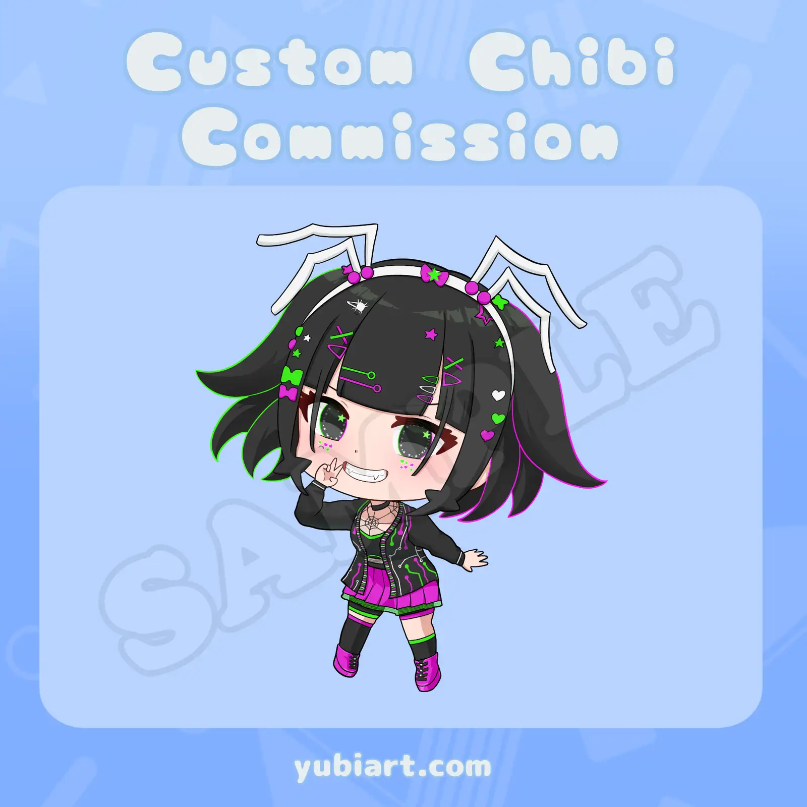 Cinders - Chibi Fullbody Commission