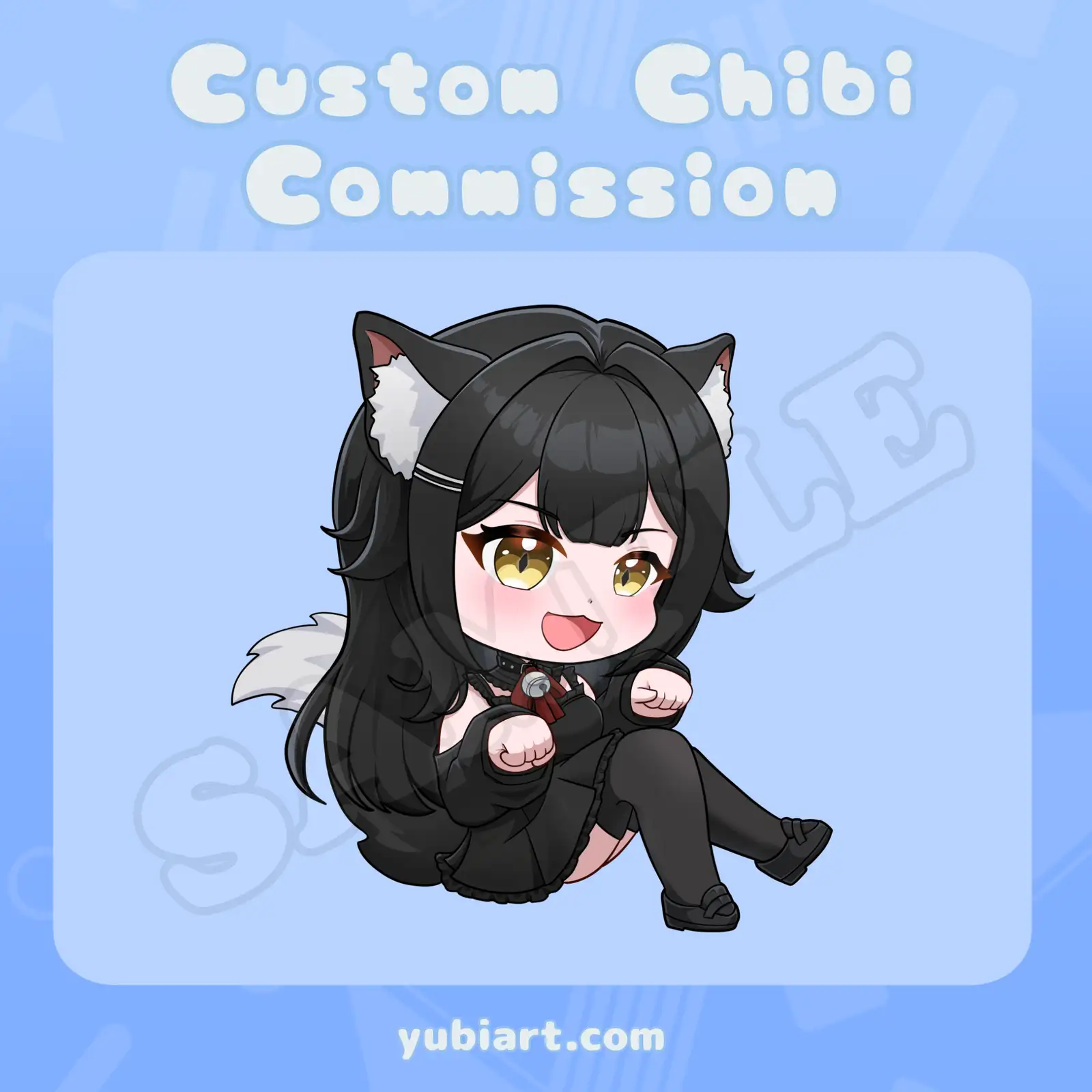 Lumi Nyra - Chibi Fullbody Commission