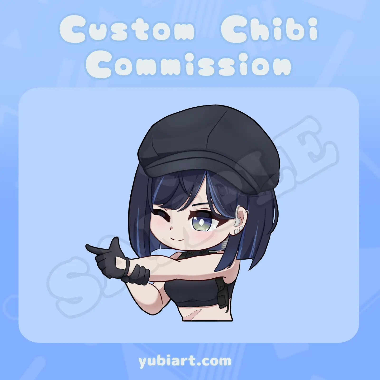 Verin Varenya - Chibi Halfbody Commission