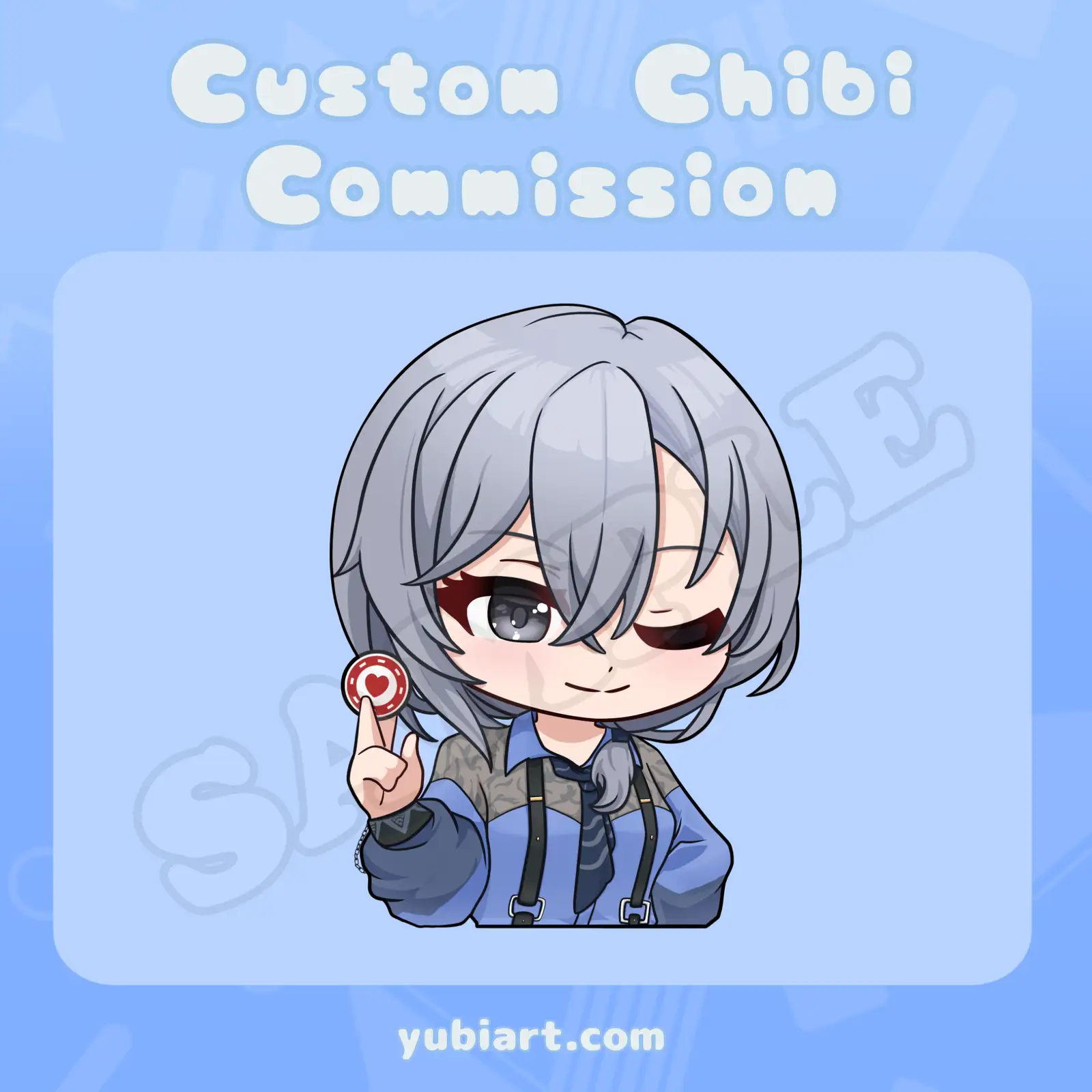 Xenith - Chibi Halfbody Commission