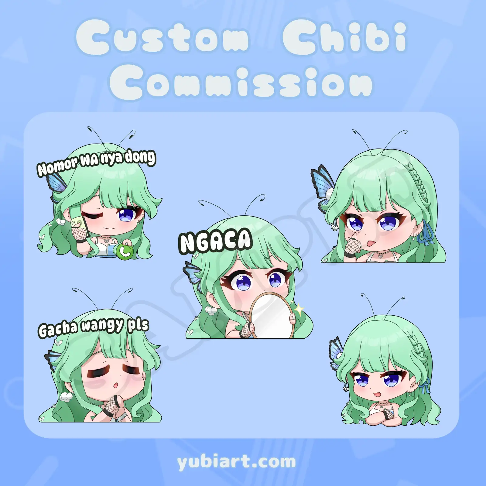 Zoya Watterson - Chibi Sticker Set