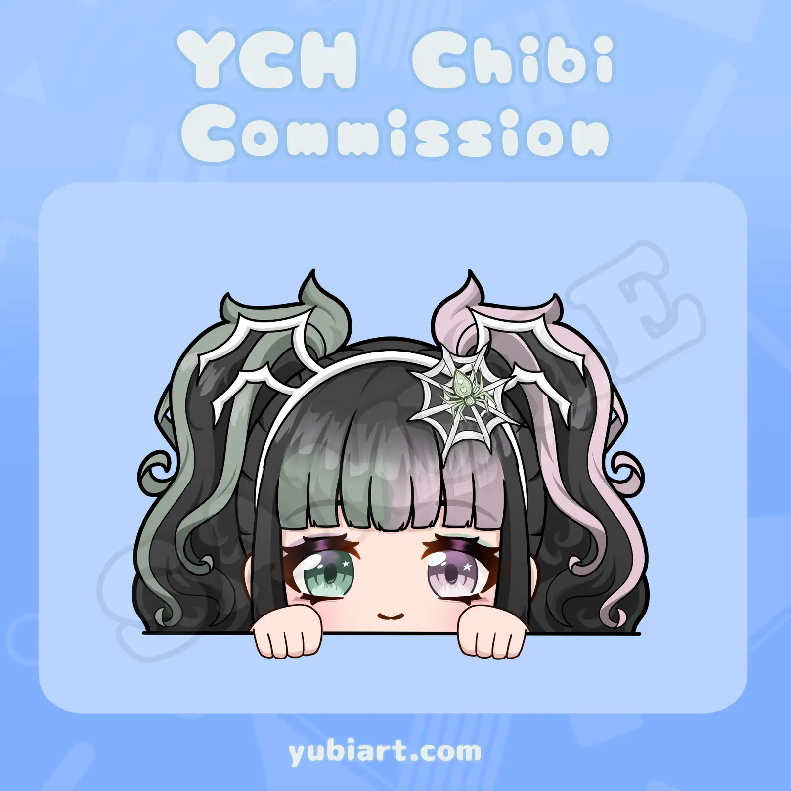 Cinders - Peeking YCH Commission