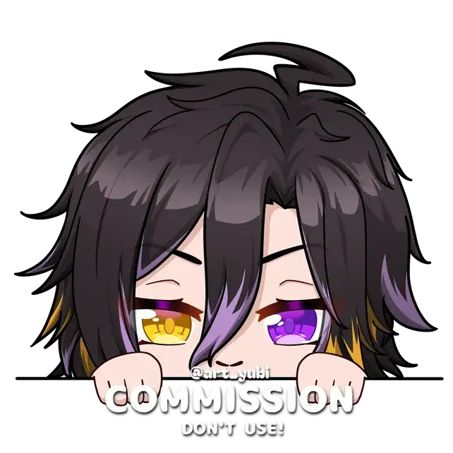 Cinders Chibi YCH Peeking