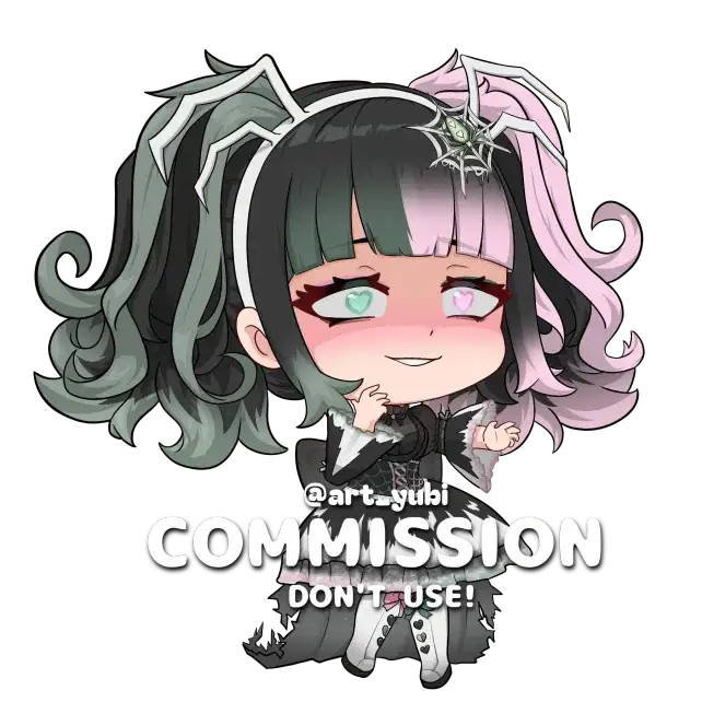Cinders Fullbody Chibi Can Be Use For Your Merch (Sticker or Charms)